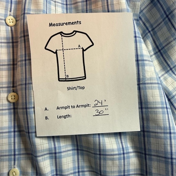 Peter Millar Men's Plaid Long Sleeve Button-Up Shirt Blue Size L - Picture 14 of 16